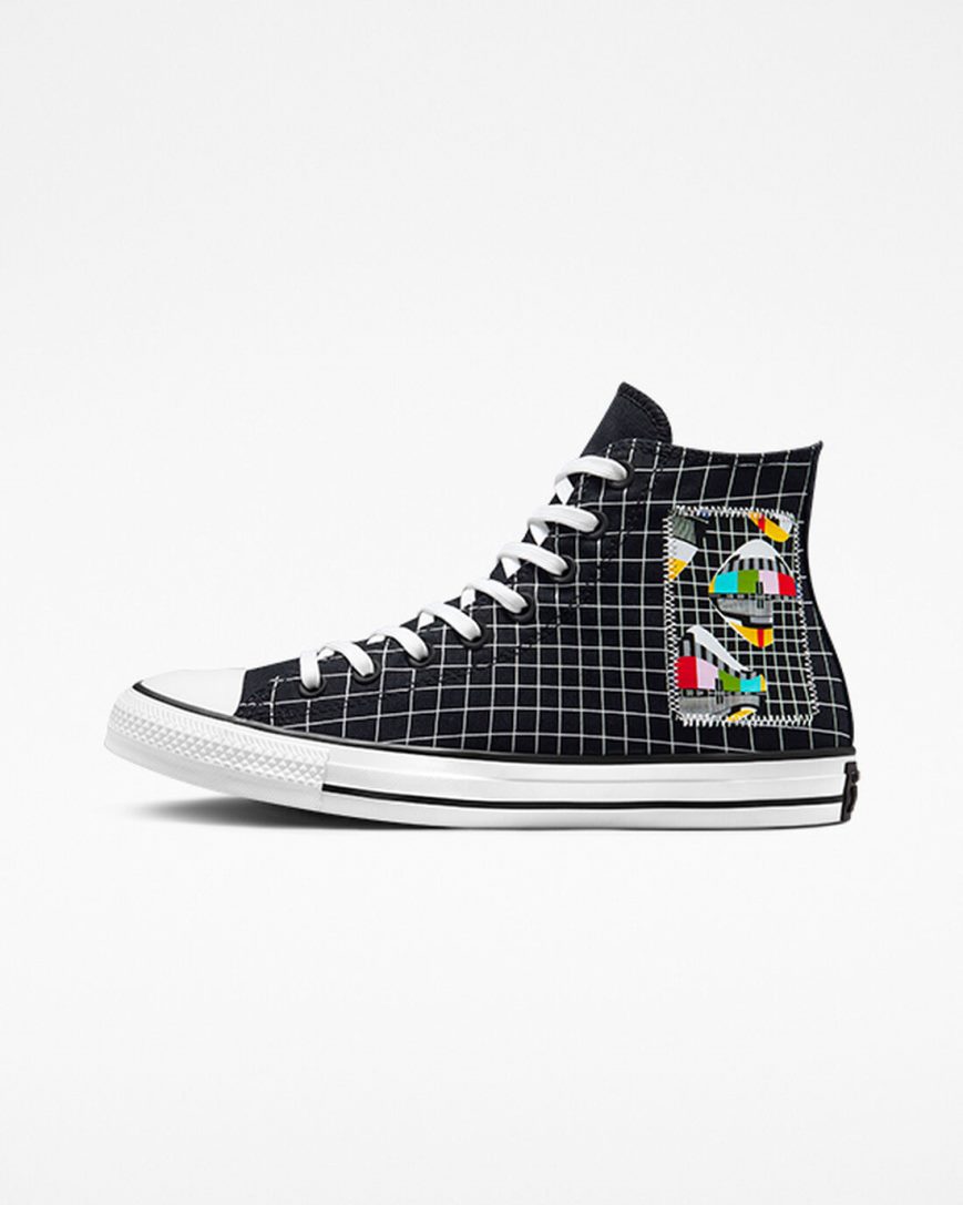 Tenisky Vysoke Converse Chuck Taylor All Star Color Grid Panske Biele Viacfarebný Hnede | SK GQMXH3